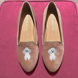Jack Rogers Poodle embroidered loafers